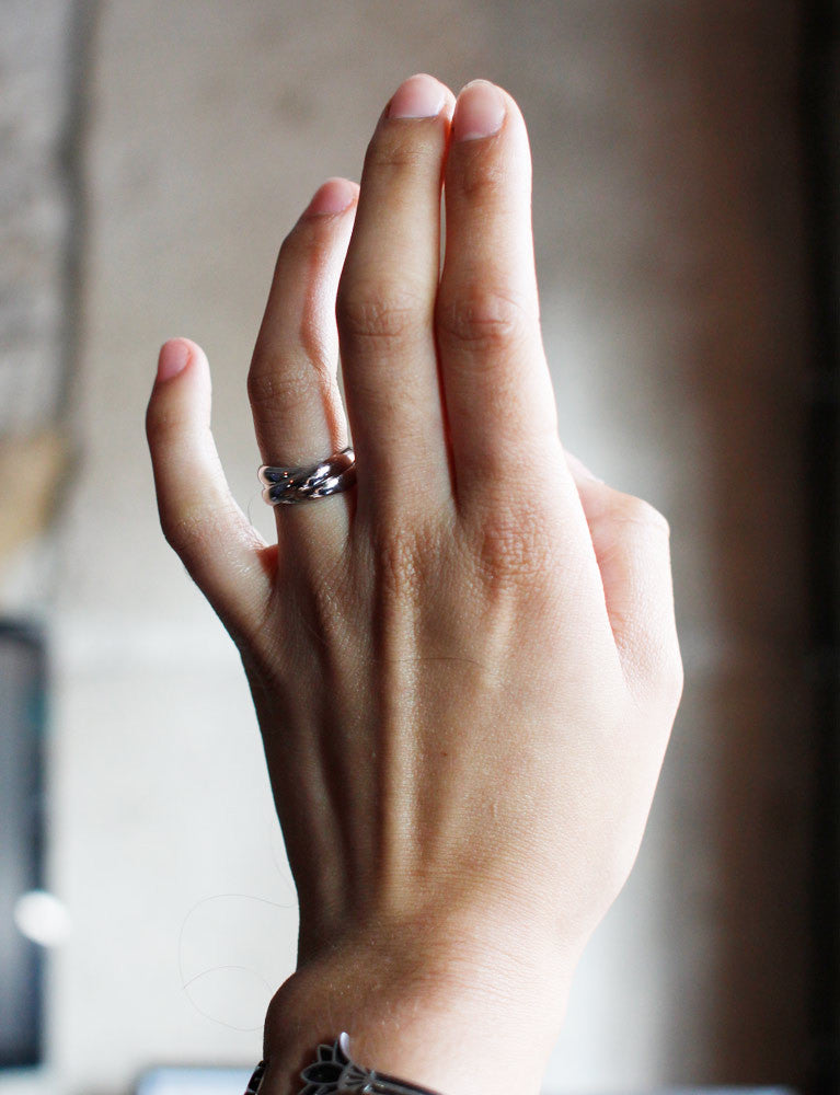 Bague Cartier Trinity Or Blanc