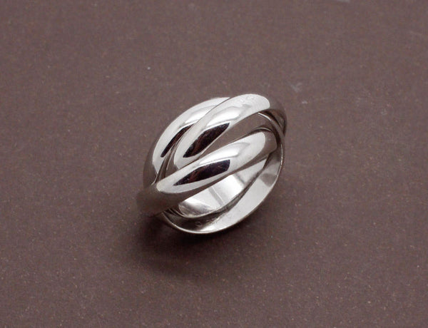 Bague Cartier Trinity Or Blanc