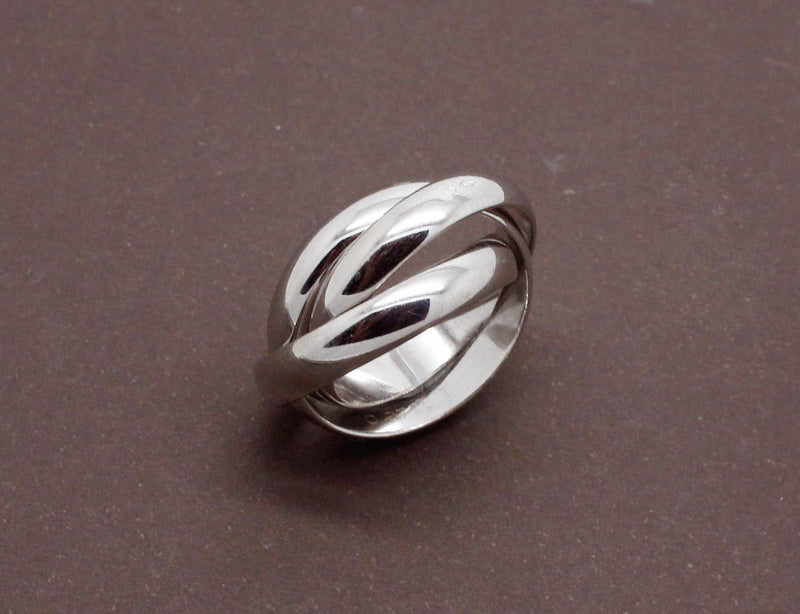 Bague Cartier Trinity Or Blanc
