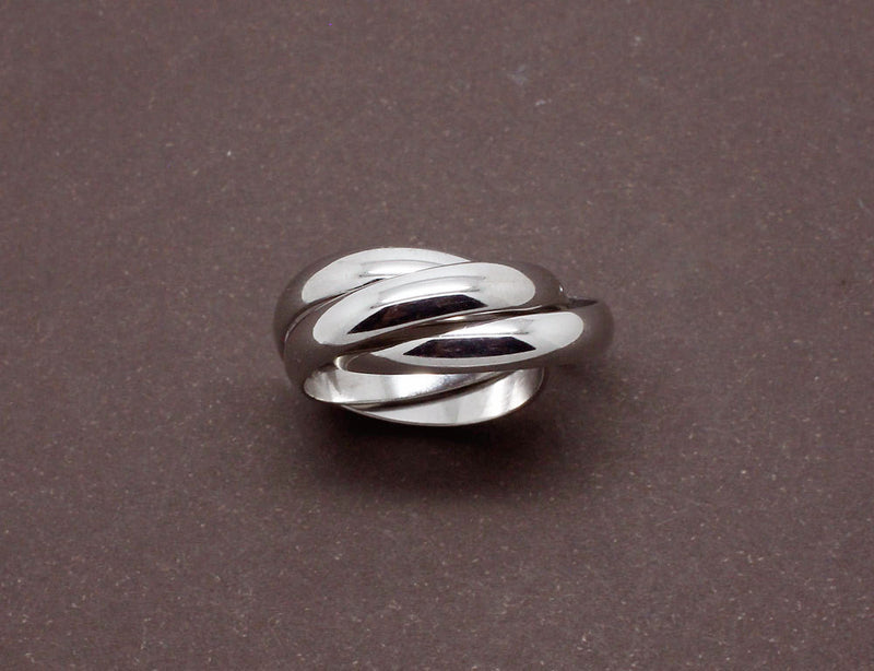 Bague Cartier Trinity Or Blanc