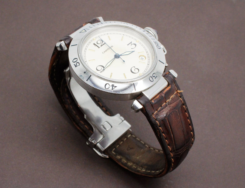 Montre Cartier "Pasha" Acier 38 mm