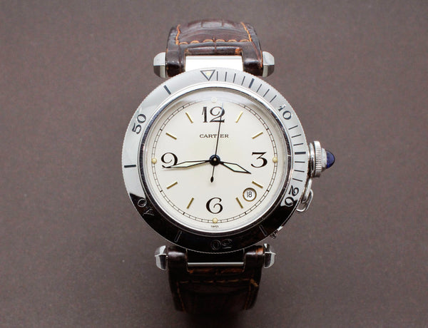 Montre Cartier "Pasha" Acier 38 mm