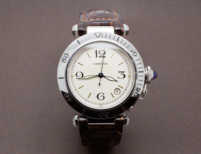 Montre Cartier "Pasha" Acier 38 mm