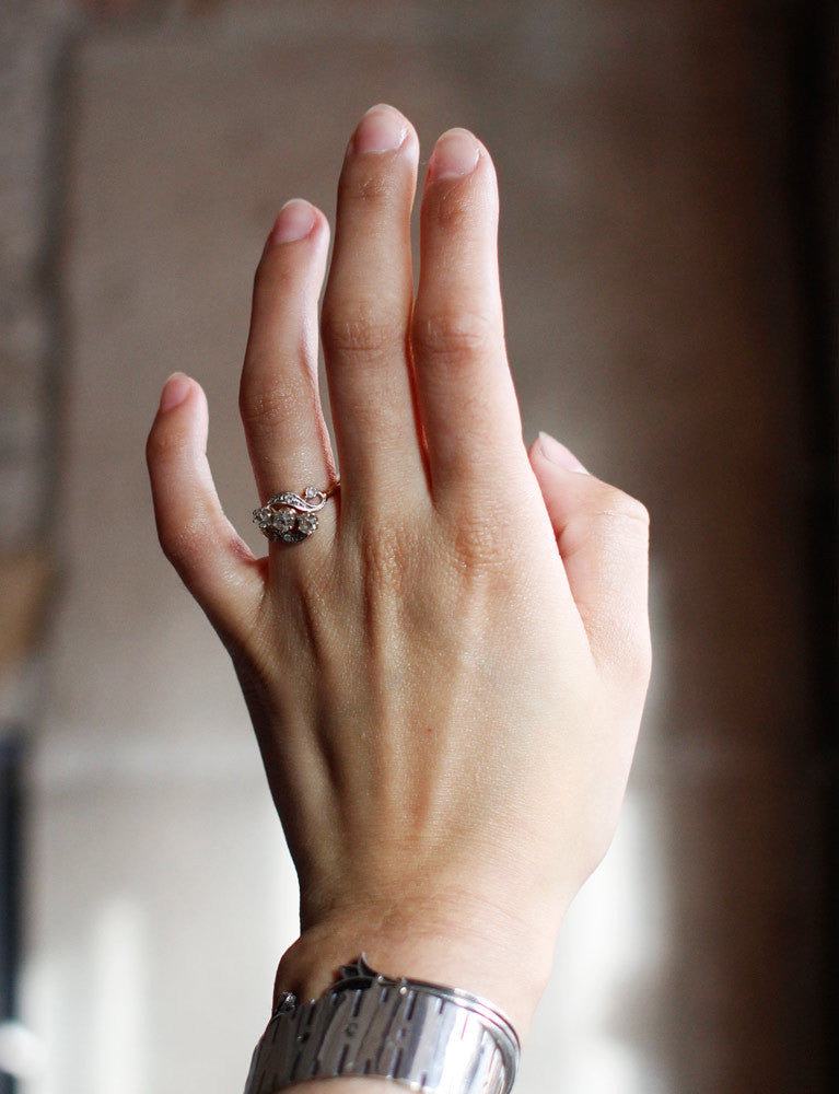 Bague 1900 Or et Diamants