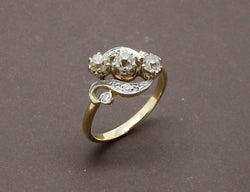 Bague 1900 Or et Diamants