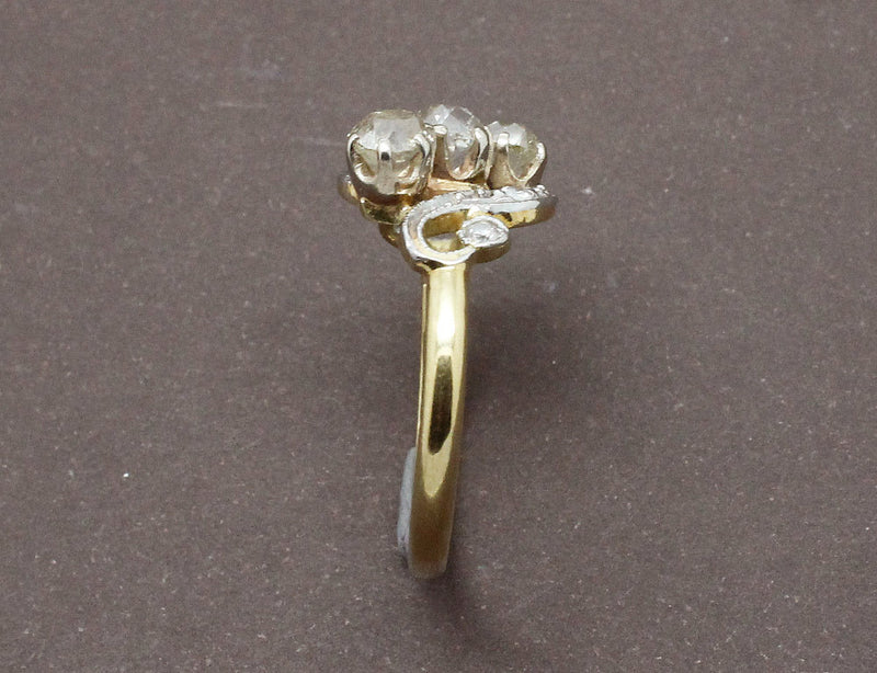 Bague 1900 Or et Diamants