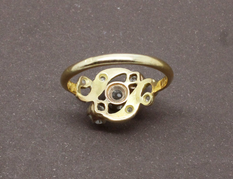 Bague 1900 Or et Diamants