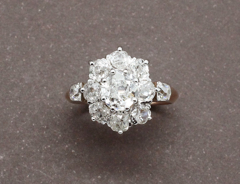 Marguerite Diamants Or Rose