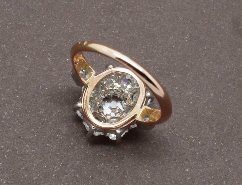 Marguerite Diamants Or Rose