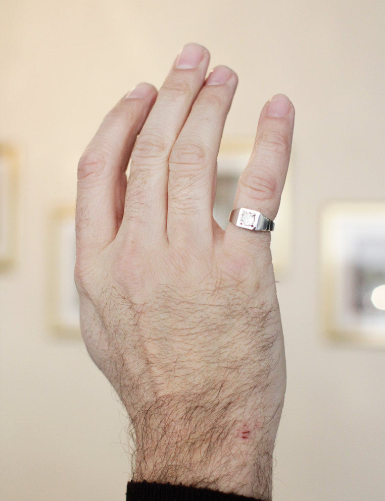 Bague Chaumet Diamant Or Blanc
