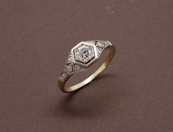 Bague Diamant Art Déco