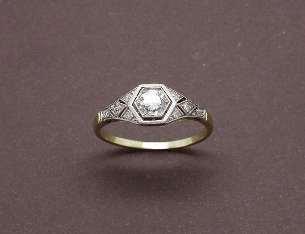 Bague Diamant Art Déco