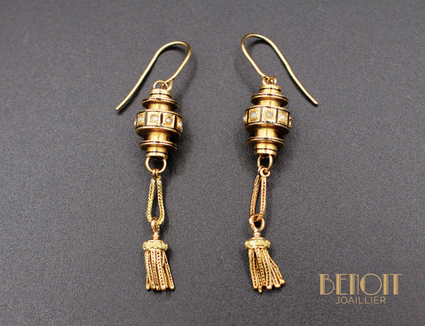 Boucles d'Oreilles "Les Recyclés" Pompons