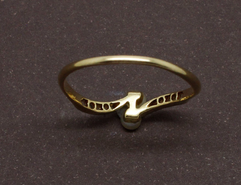 Bague Toi et Moi Perles Fines