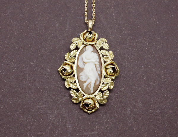 Pendentif Camée Or Jaune