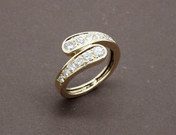 Bague Or Jaune et Diamants