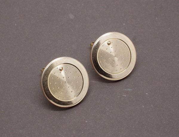 Boucles d'Oreilles Or Rose