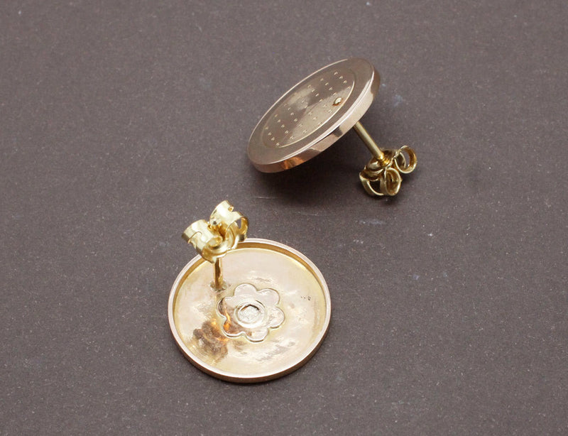 Boucles d'Oreilles Or Rose