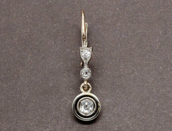 Boucles Dormeuses Anciennes Diamants