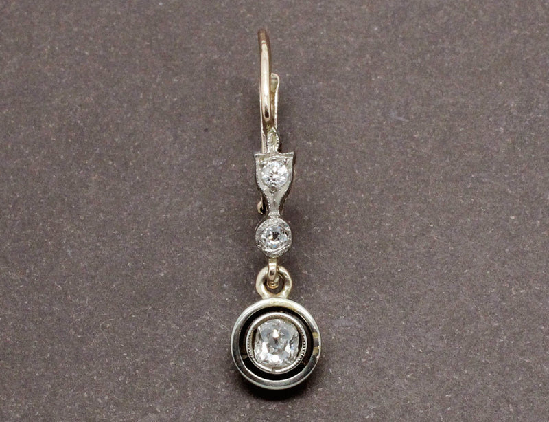 Boucles Dormeuses Anciennes Diamants