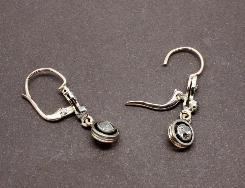 Boucles Dormeuses Anciennes Diamants