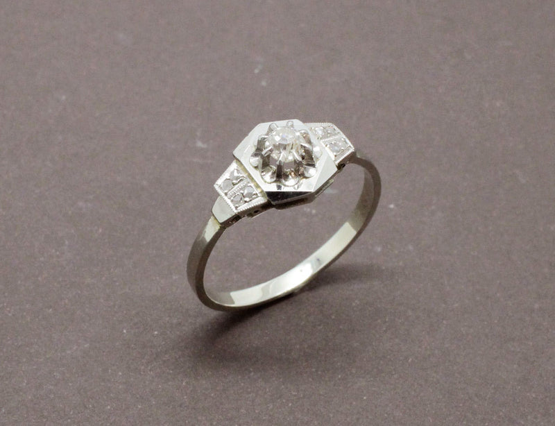 Bague Art Déco Diamants