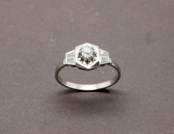 Bague Art Déco Diamants
