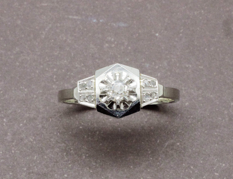 Bague Art Déco Diamants