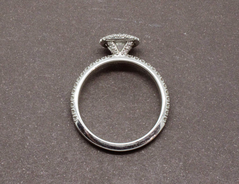 Solitaire "Aura" De Beers Platine Diamants