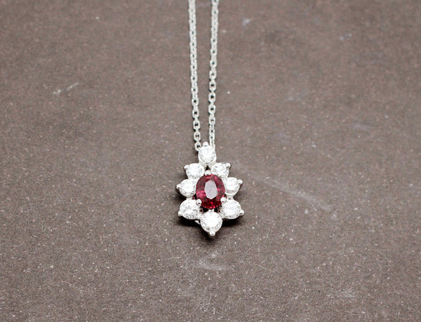 Pendentif Rubis et Diamants