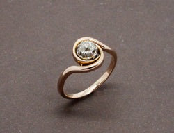 Bague Tourbillon Or Rose Diamant