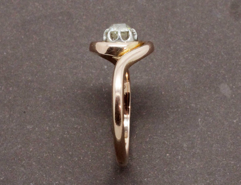 Bague Tourbillon Or Rose Diamant