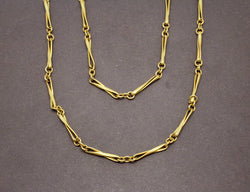 Sautoir Maille Epi Or Jaune