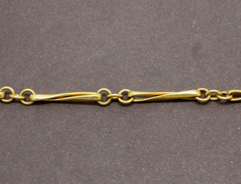 Sautoir Maille Epi Or Jaune