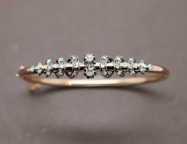 Bracelet Or Rose et Diamants