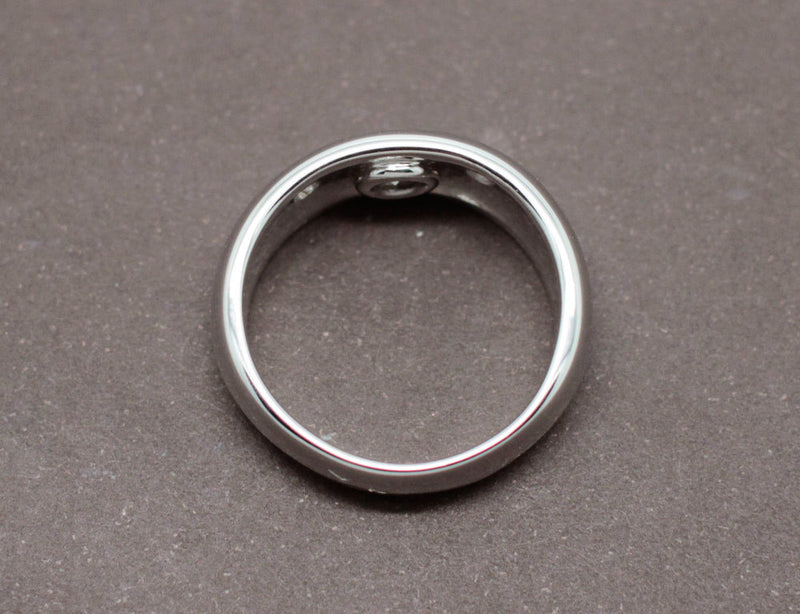 Bague Jonc Diamant Coussin