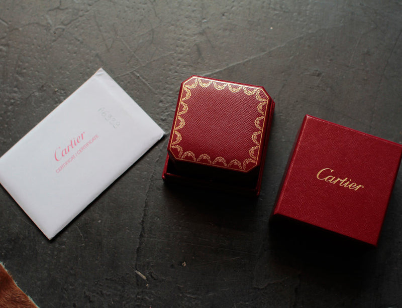 Bague Cartier "Love" Or Rose Saphir Rose