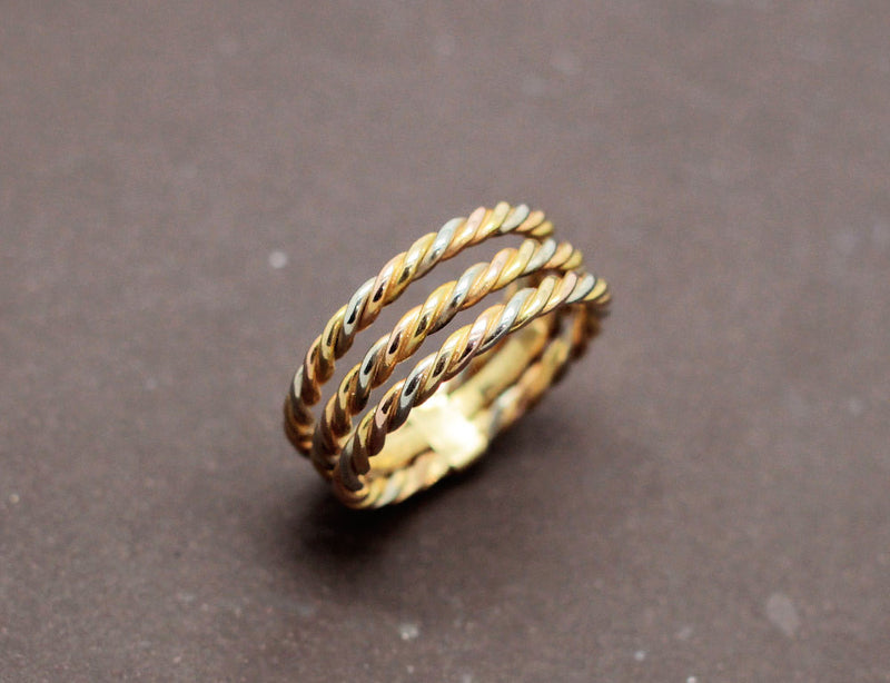 Bague 3 Ors Torsadés Cartier