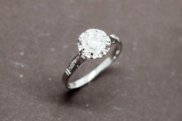 Solitaire Ancien Diamant