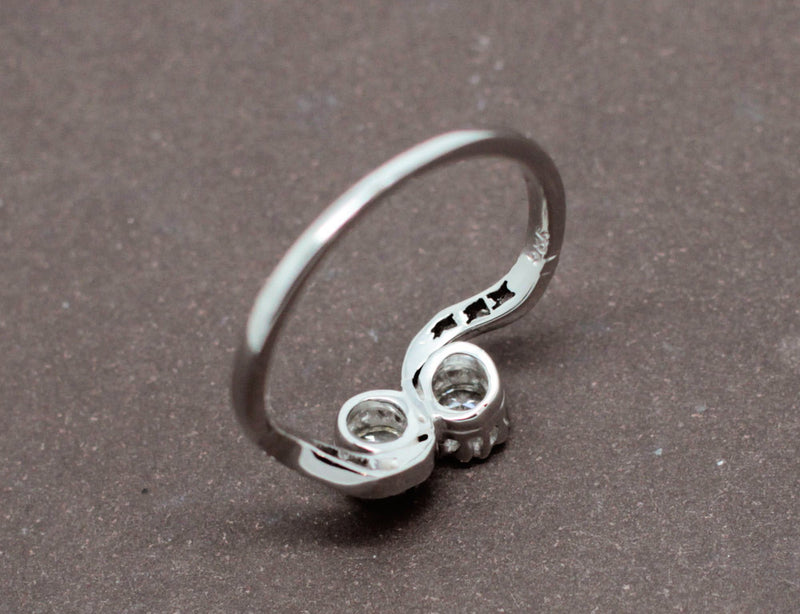 Toi et Moi Diamants Or Blanc