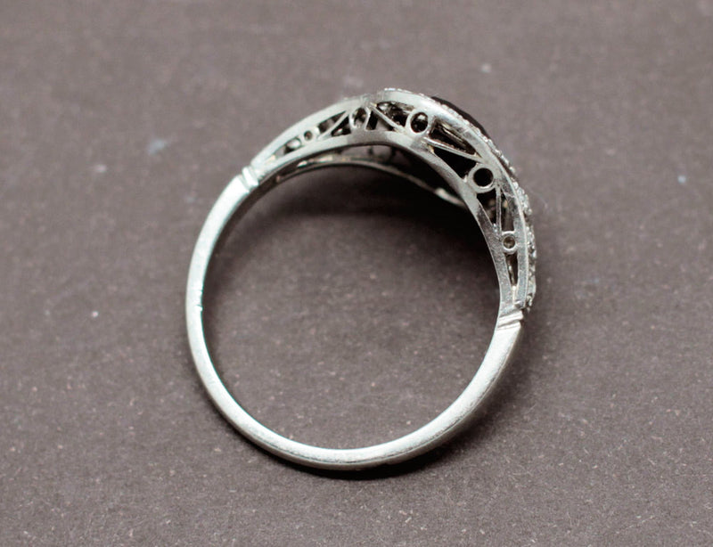 Bague Art Déco Platine Diamants