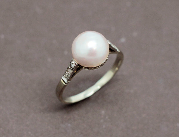Bague Ancienne Perle Mabé
