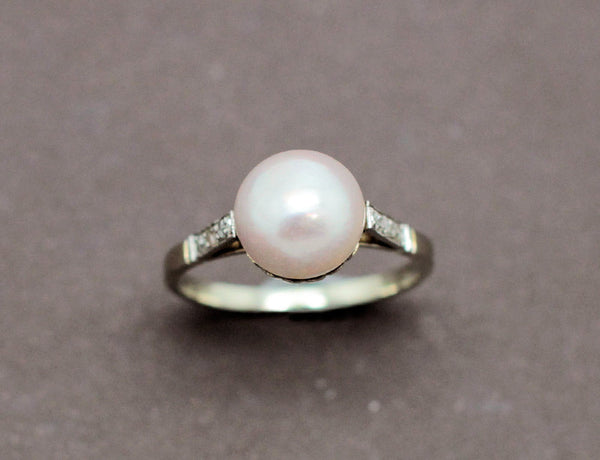 Bague Ancienne Perle Mabé
