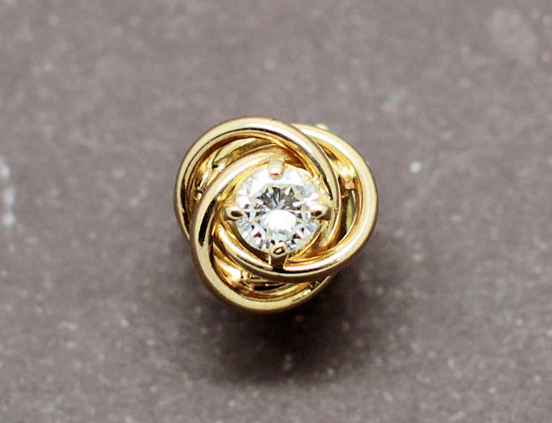 Clous d'Oreilles Noeud Diamant