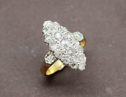 Bague Marquise Or Diamants