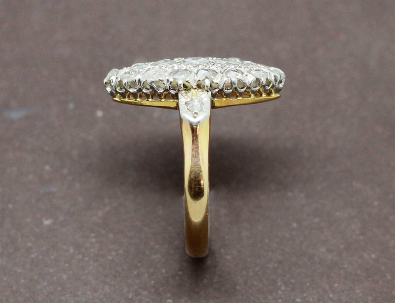 Bague Marquise Or Diamants
