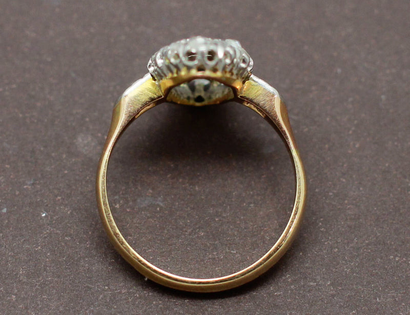 Bague Marquise Or Diamants