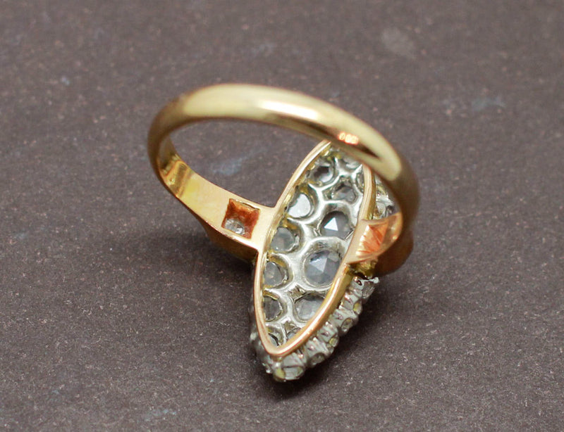 Bague Marquise Or Diamants