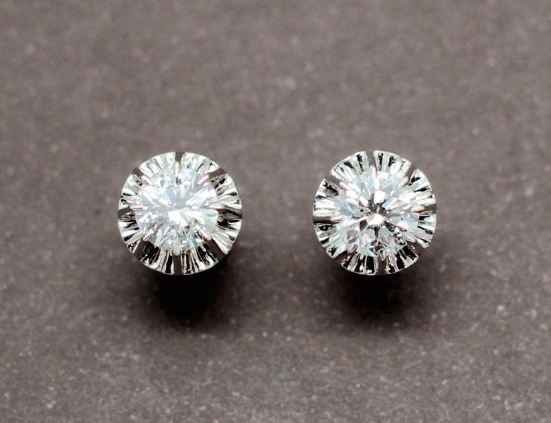 Puces d'oreilles Diamants