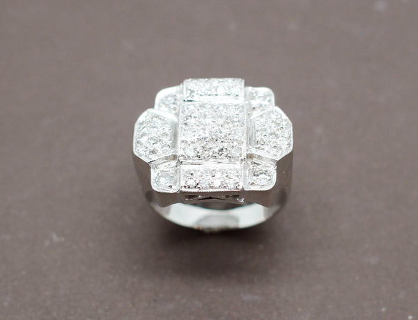 Bague Art Déco Diamants